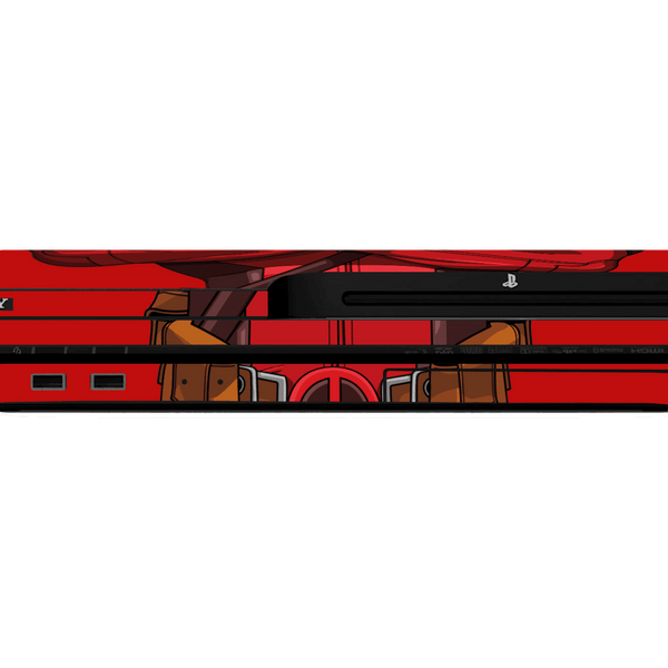 Deadpool Skin Playstation 3 Slim