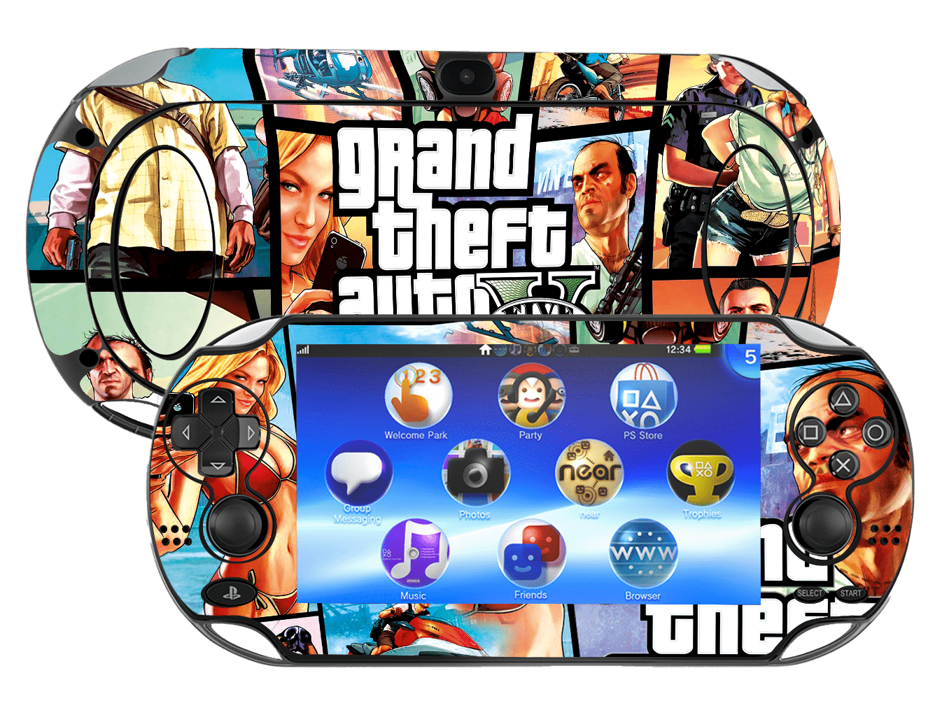 GTA Skin Playstation Portable PSVita Fat