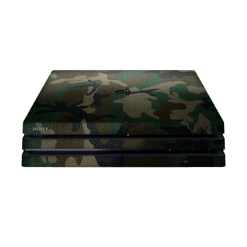Camuflado Verde Skin Playstation 4 Pro Xonebrand