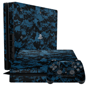 Blue Camouflage PS4 Slim Bundle Skin