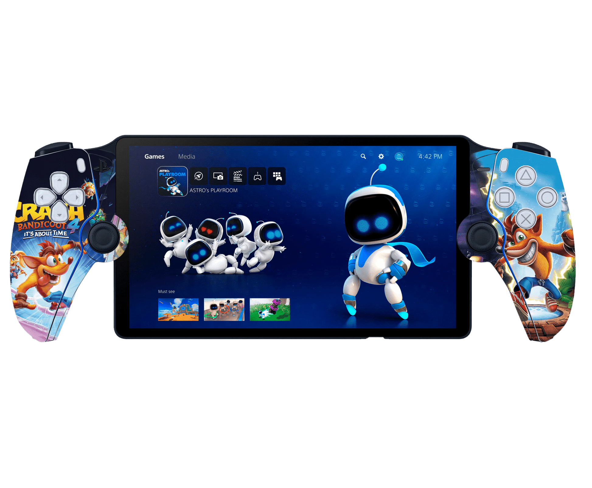 Crash PS Portal Remote Player Skin