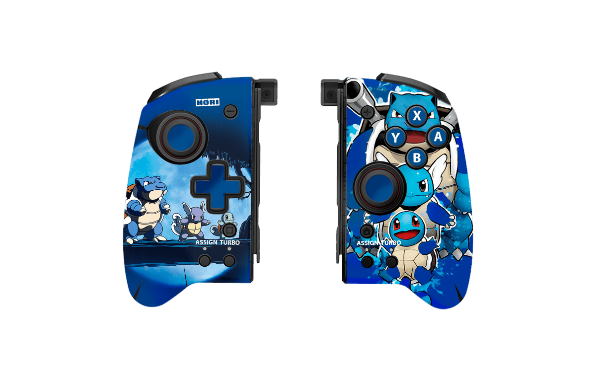 Pokemon Squirtle Nintendo Switch Hori Split Pad Pro Skin Xonebrand