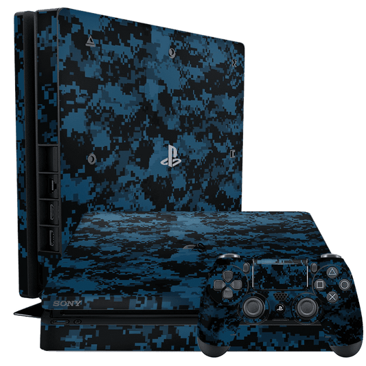 Camuflado Azul Skin Playstation 4 Slim