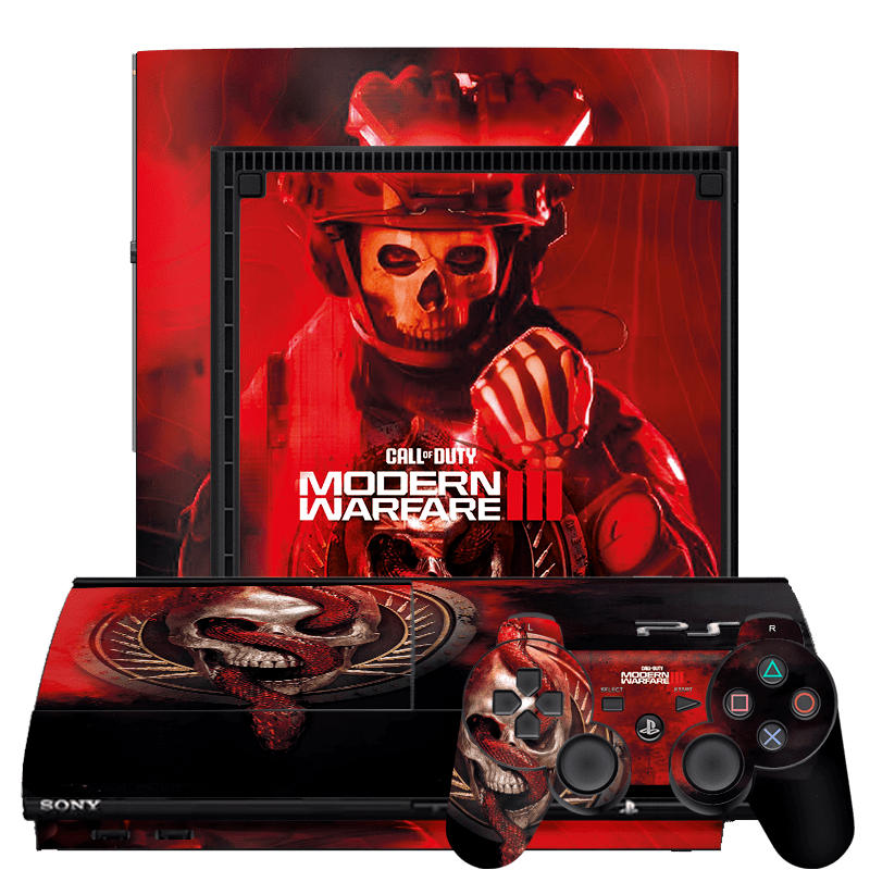 Call of Duty Modern Warfare III Skin Playstation 3 Super Slim Xonebrand