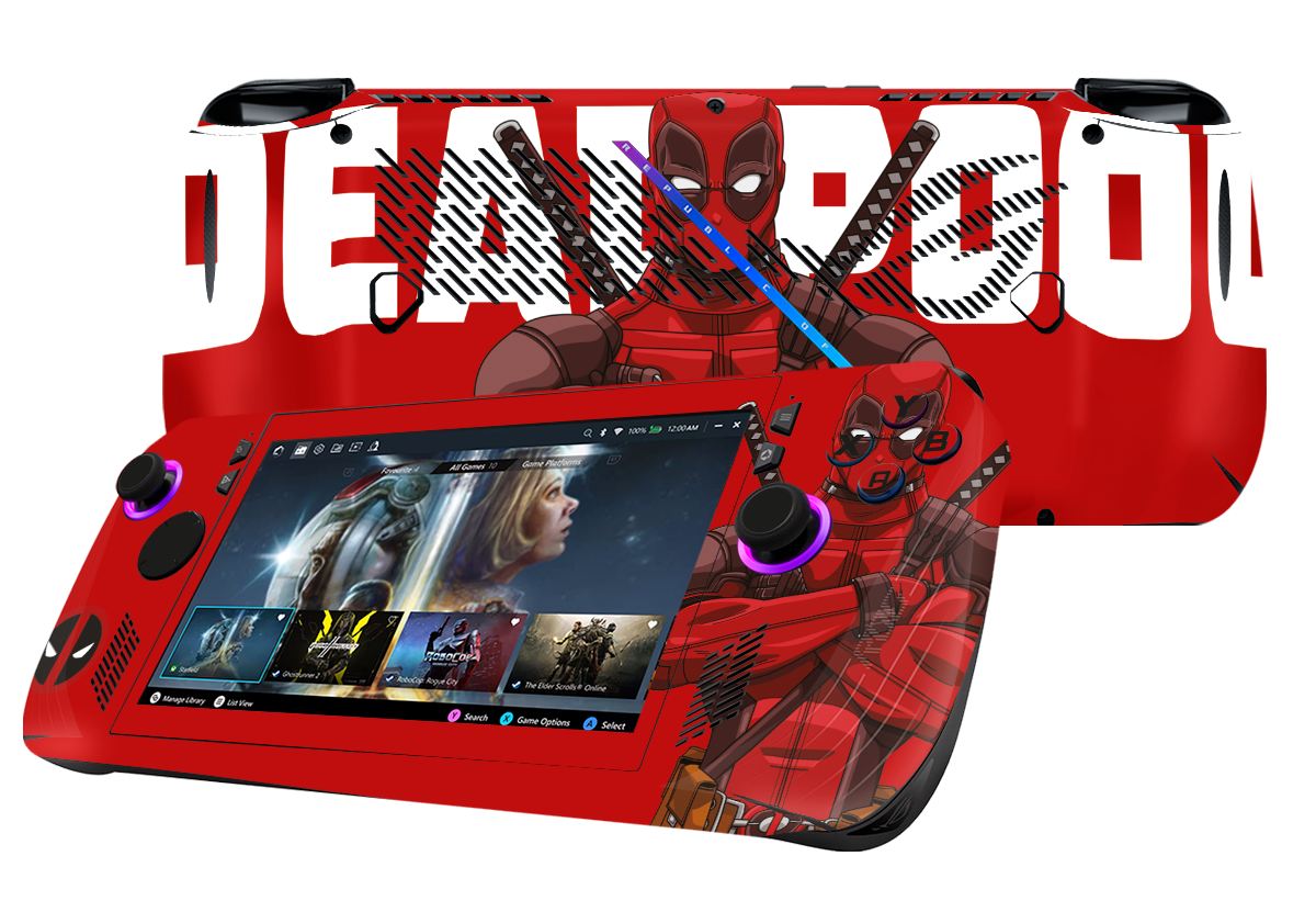 Skin para ASUS Rog Ally X edición Deadpool – Xonebrand