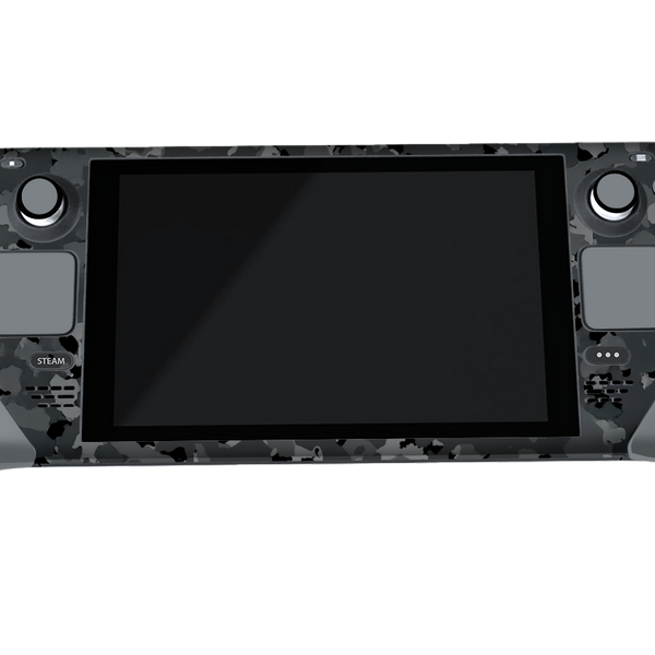 Black Camo Steam Deck Skin Xonebrand