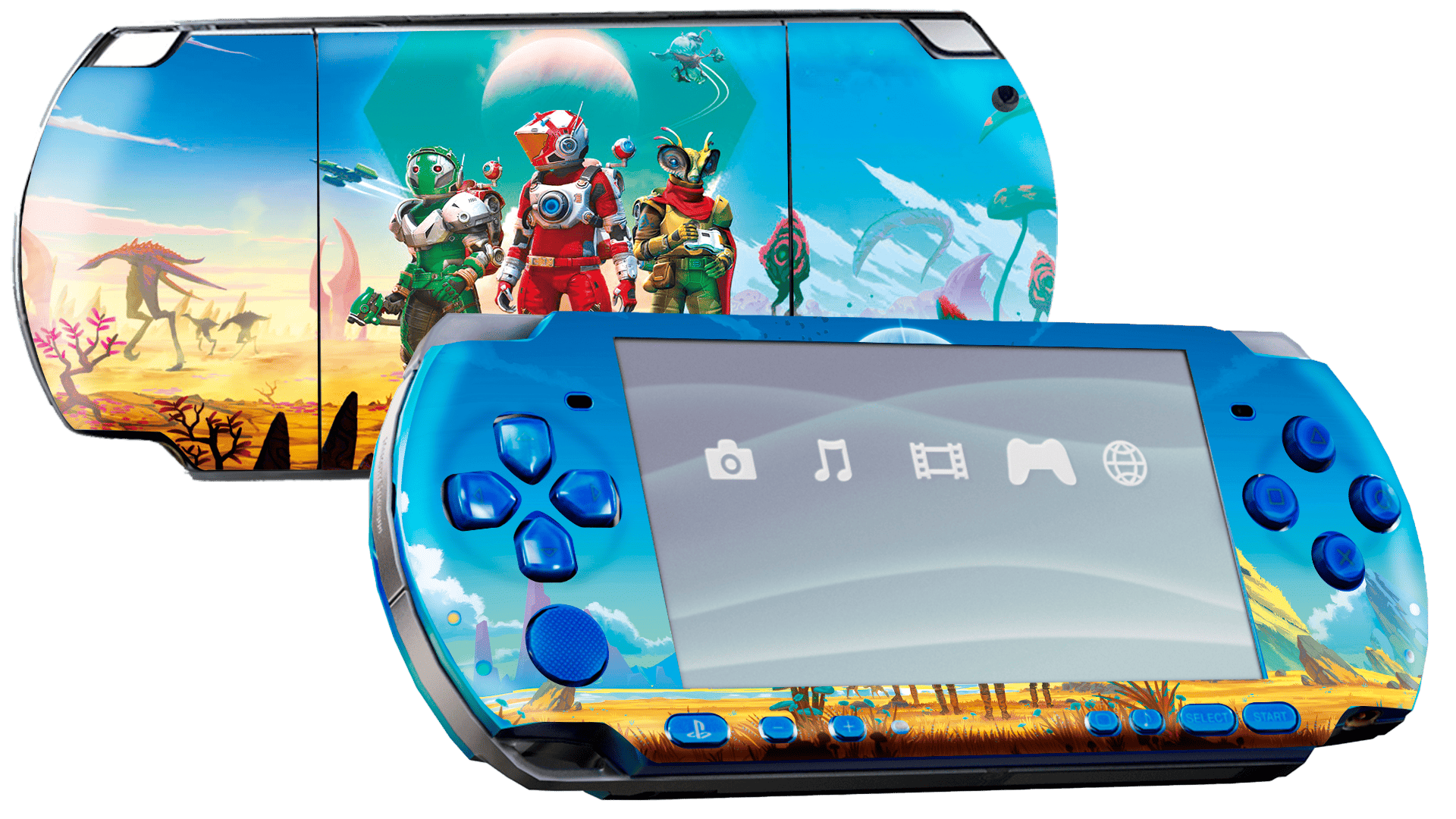 No Man's Sky PSP portátil para juegos Bundle Skin