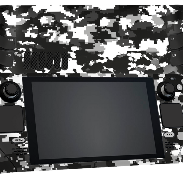 Camuflado Negro Steam Deck Skin