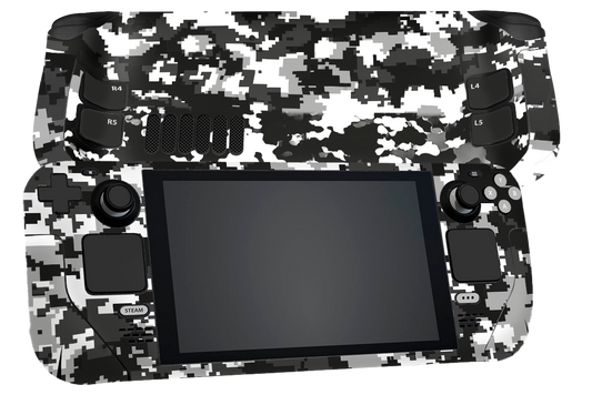 Camuflado Negro Steam Deck Skin
