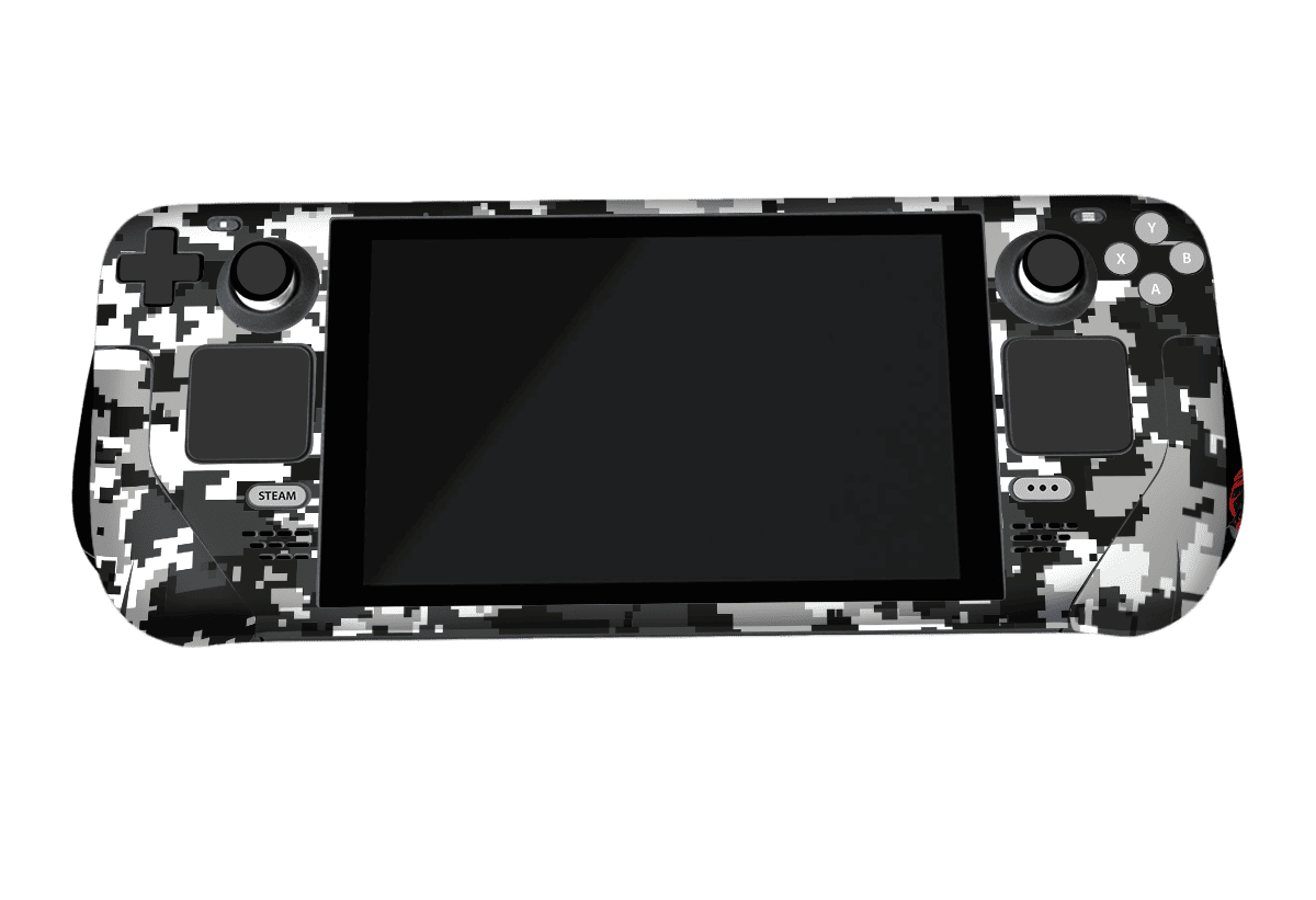 Camuflado Negro Steam Deck Skin