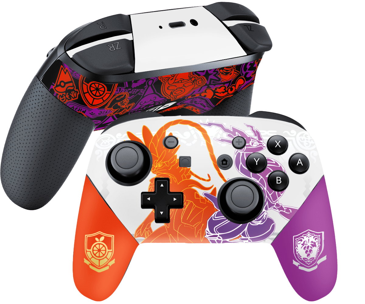 Pokemon Scarlet &amp; Violet Skin Nintendo Switch Pro Controller