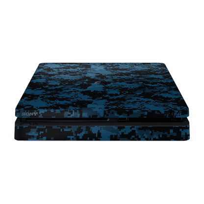 Azul Camuflado PS4 Slim Bundle Skin