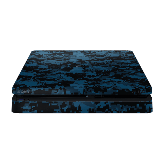 Azul Camuflado PS4 Slim Bundle Skin