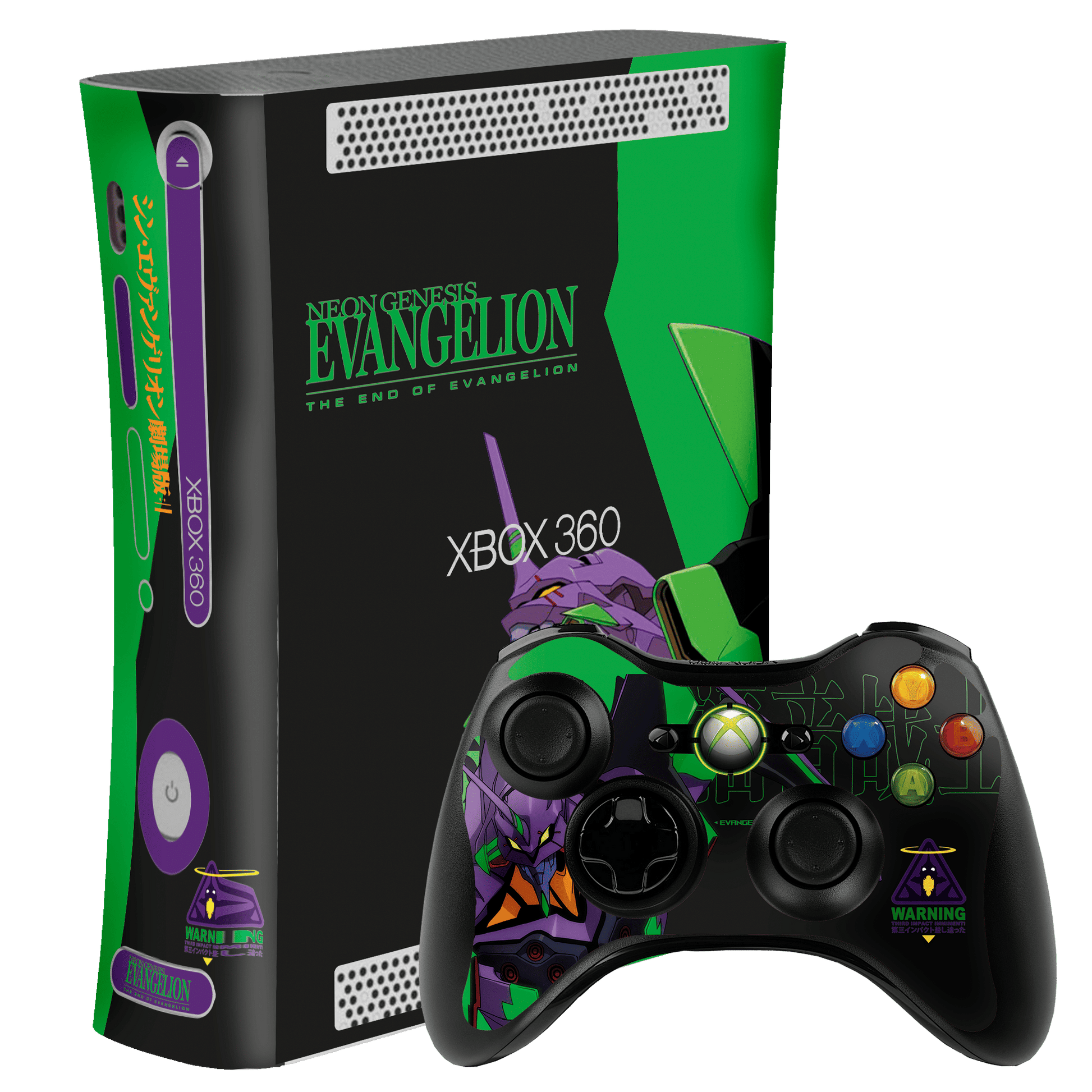 Evangelion eva 01 Skin Xbox 360 Fat