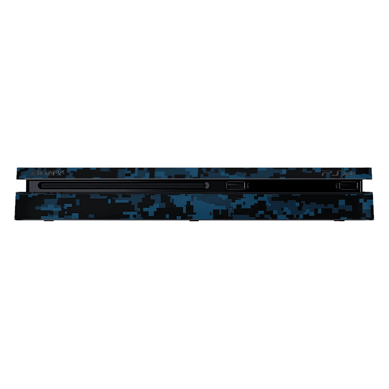 Camuflado Azul Skin Playstation 4 Slim Xonebrand