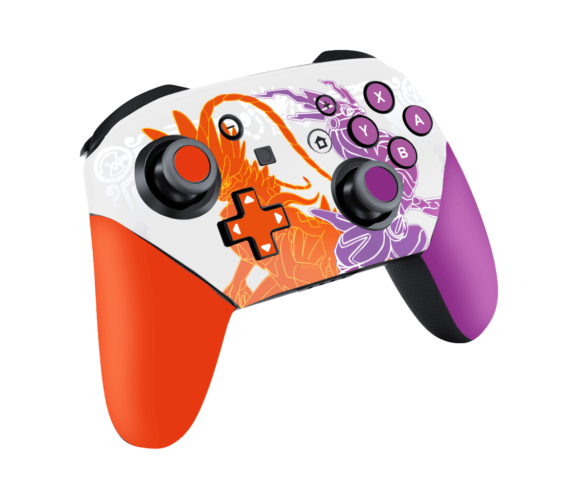 Pokemon Scarlet & Violet Skin Nintendo Switch Pro Controller Xonebrand