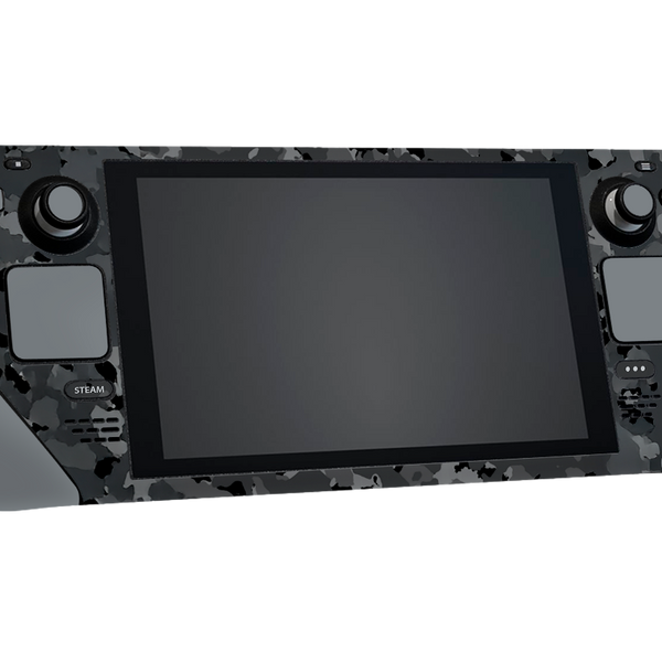 Black Camo Steam Deck Skin Xonebrand