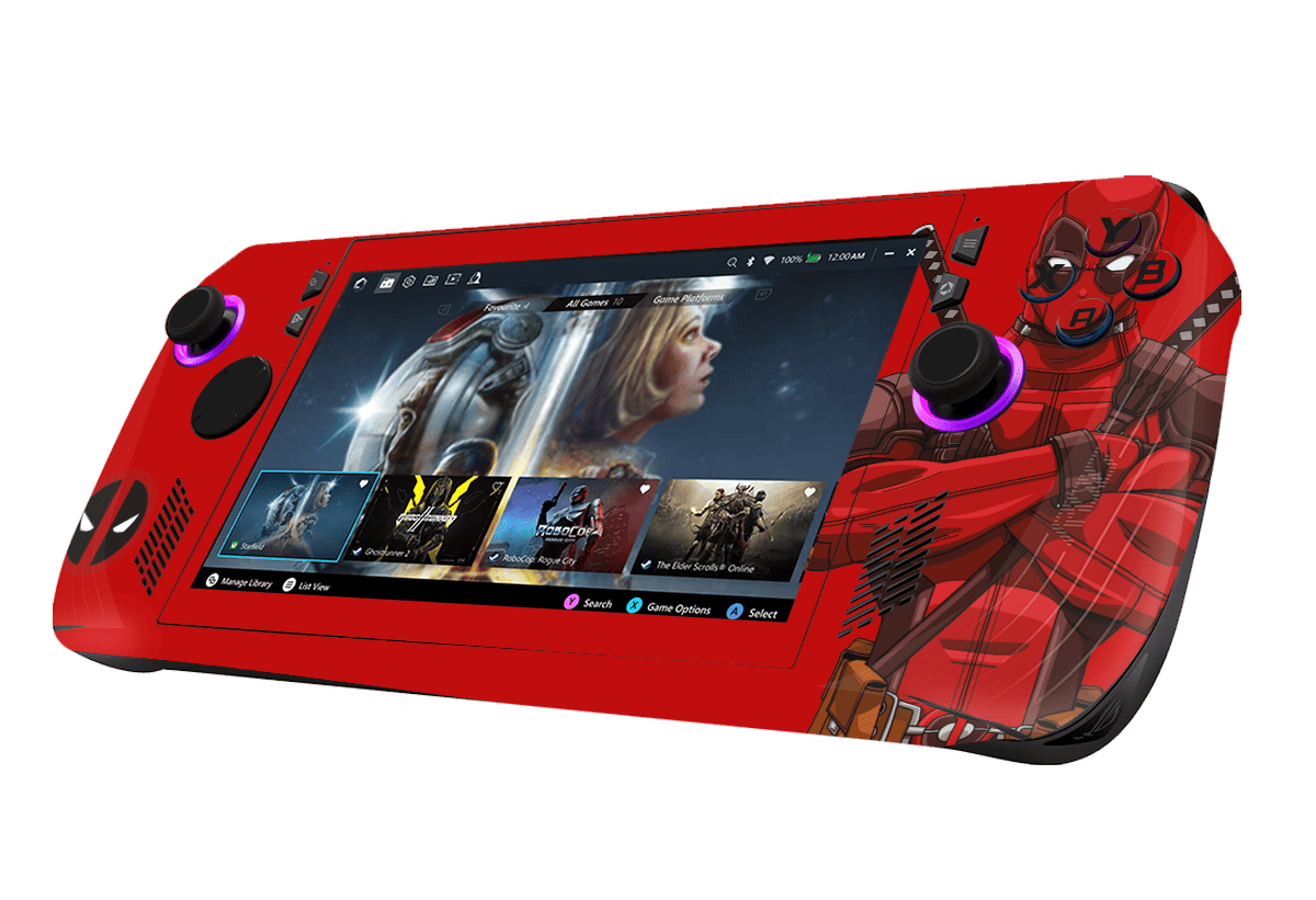 Skin para ASUS Rog Ally X edición Deadpool – Xonebrand