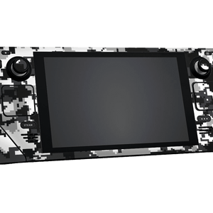 Black Camouflage Steam Deck Handheld Gaming Computer Skin