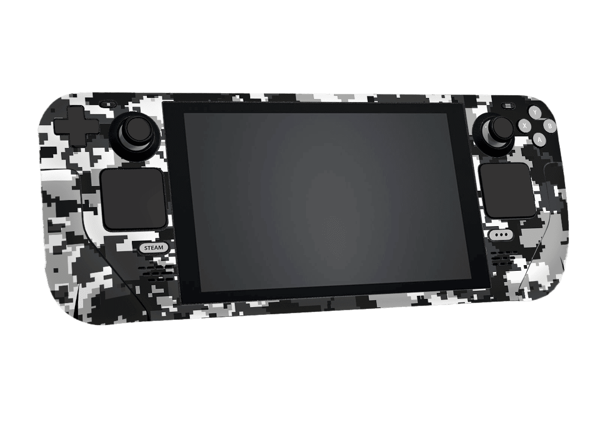 Camuflado Negro Steam Deck Skin