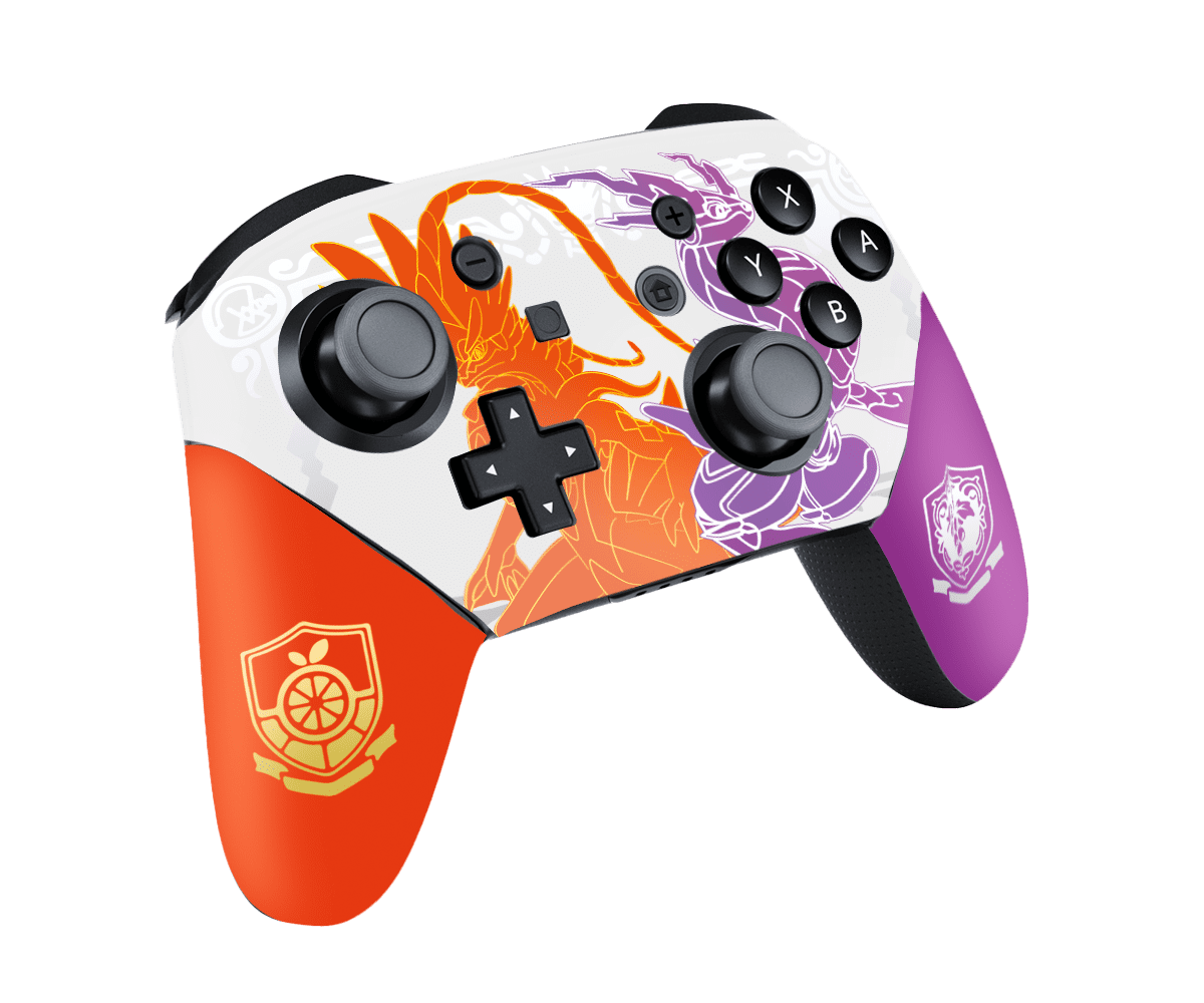 Pokemon Scarlet & Violet Nintendo Switch Pro Control Skin