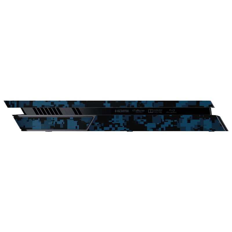 Camuflado Azul Skin Playstation 4 Slim Xonebrand