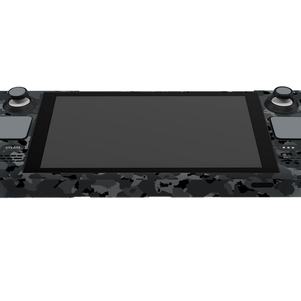 Black Camo Steam Deck Skin Xonebrand