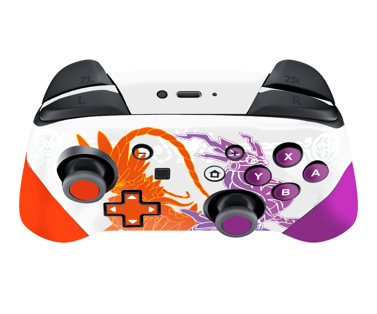 Pokemon Scarlet & Violet Skin Nintendo Switch Pro Controller Xonebrand
