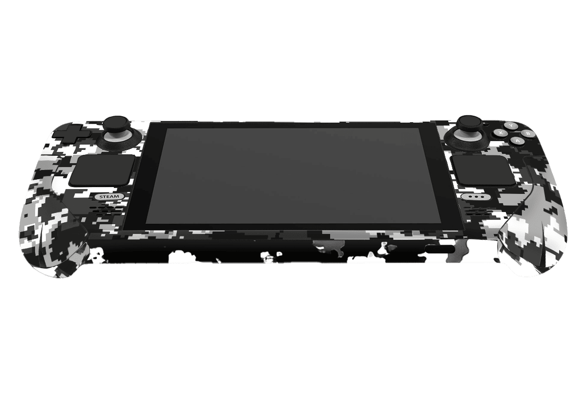 Camuflado Negro Steam Deck Skin