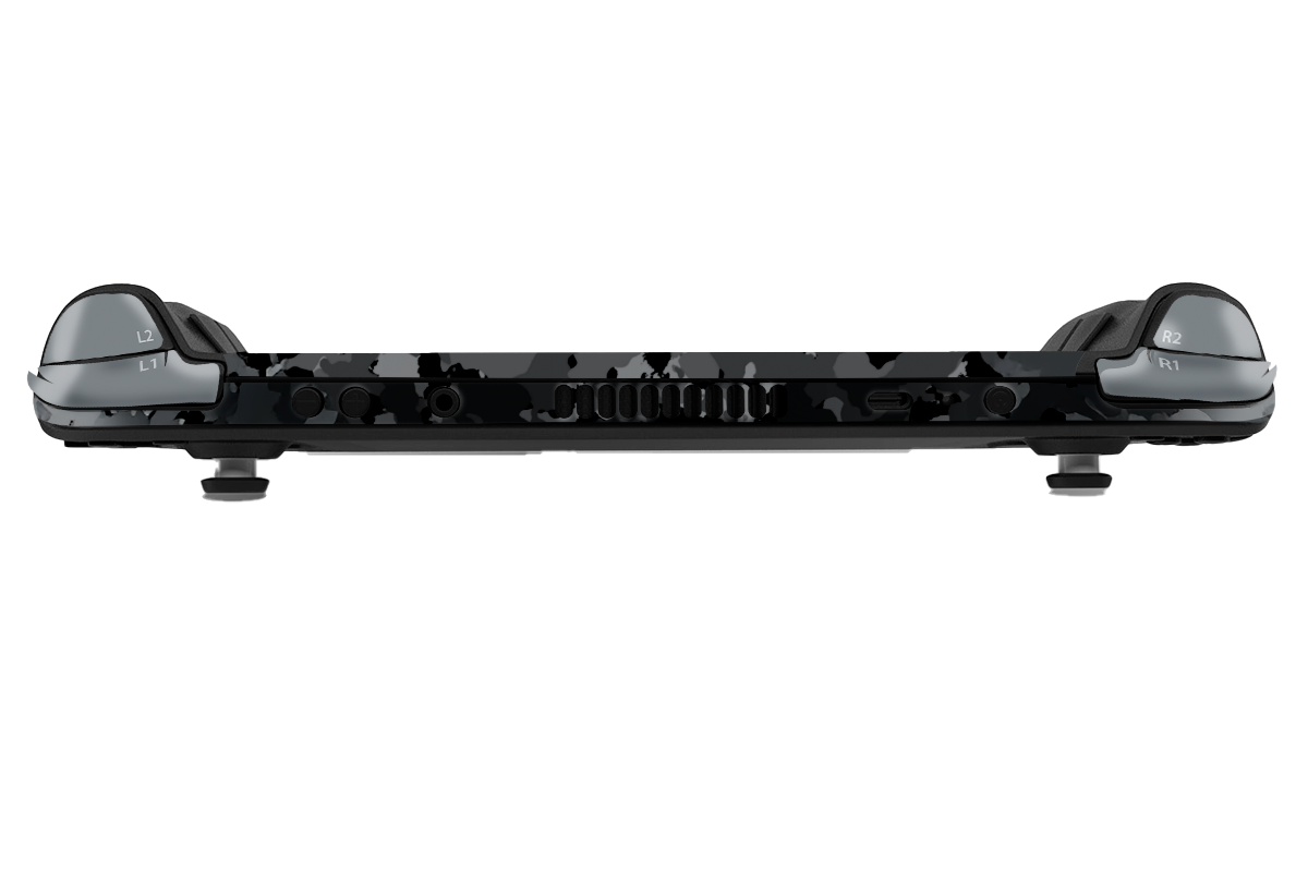 Black Camo Steam Deck Skin Xonebrand