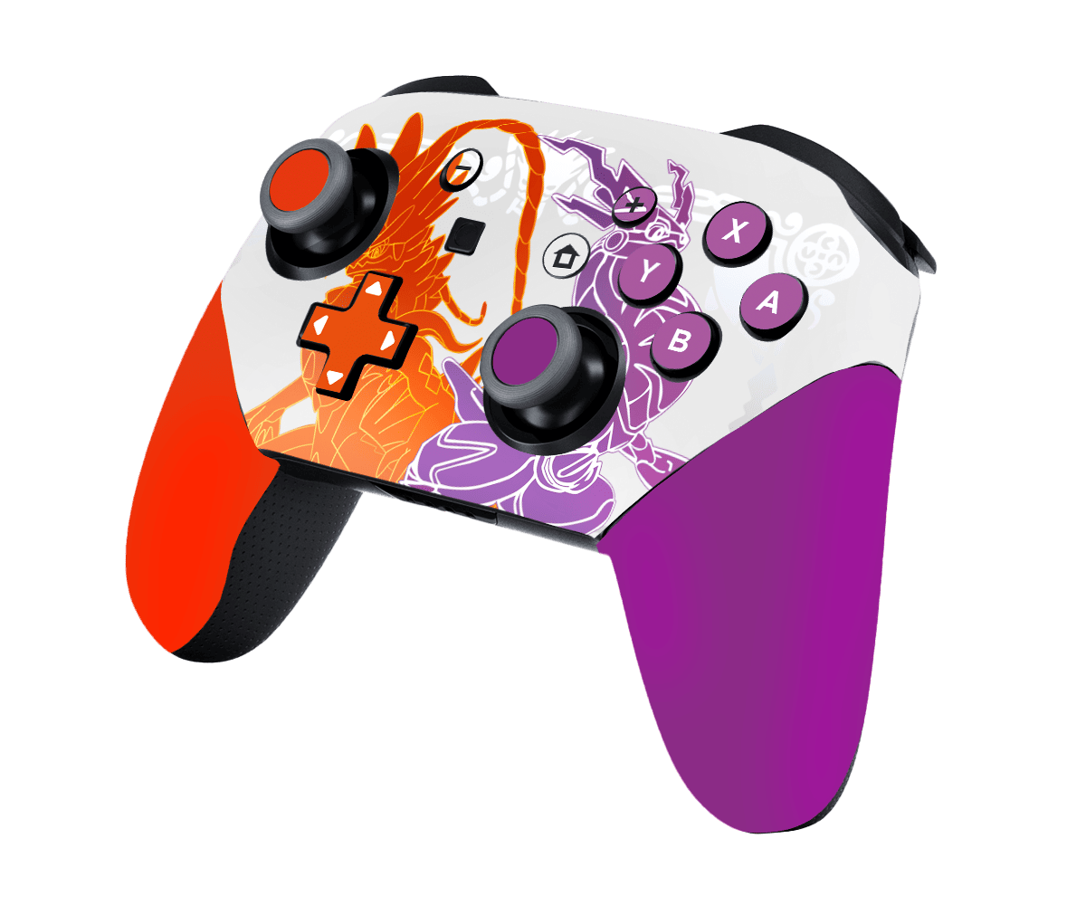Pokemon Scarlet & Violet Skin Nintendo Switch Pro Controller Xonebrand
