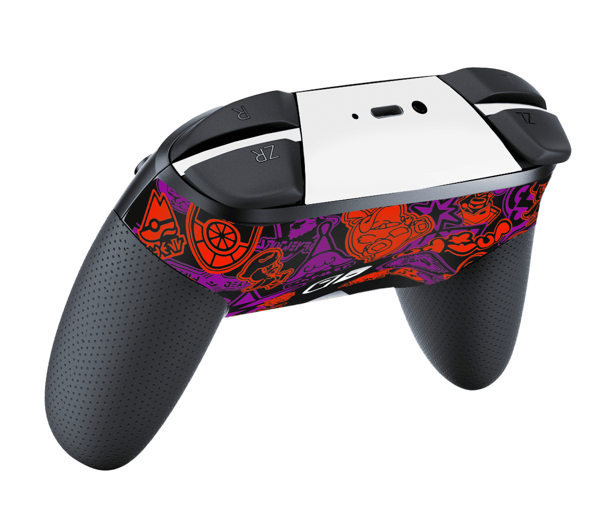 Pokemon Scarlet & Violet Skin Nintendo Switch Pro Controller Xonebrand