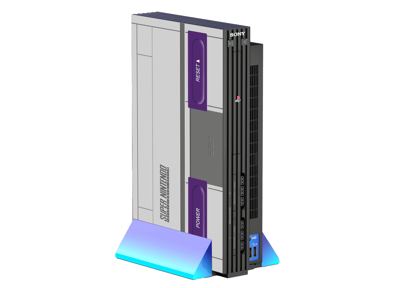 SNES Skin Playstation 2 Fat