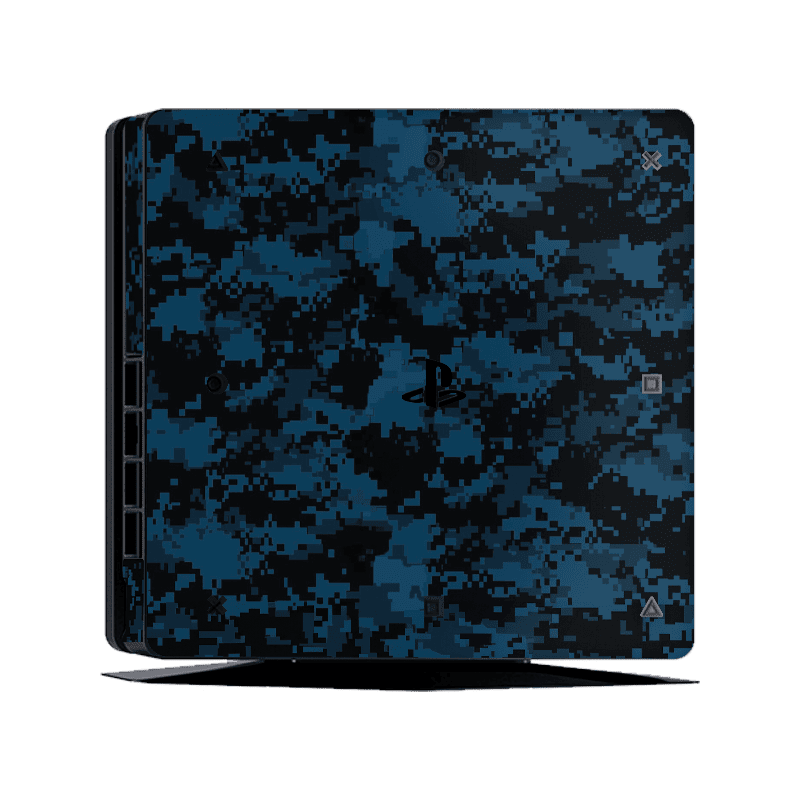 Azul Camuflado PS4 Slim Bundle Skin