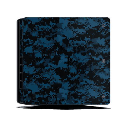 Azul Camuflado PS4 Slim Bundle Skin