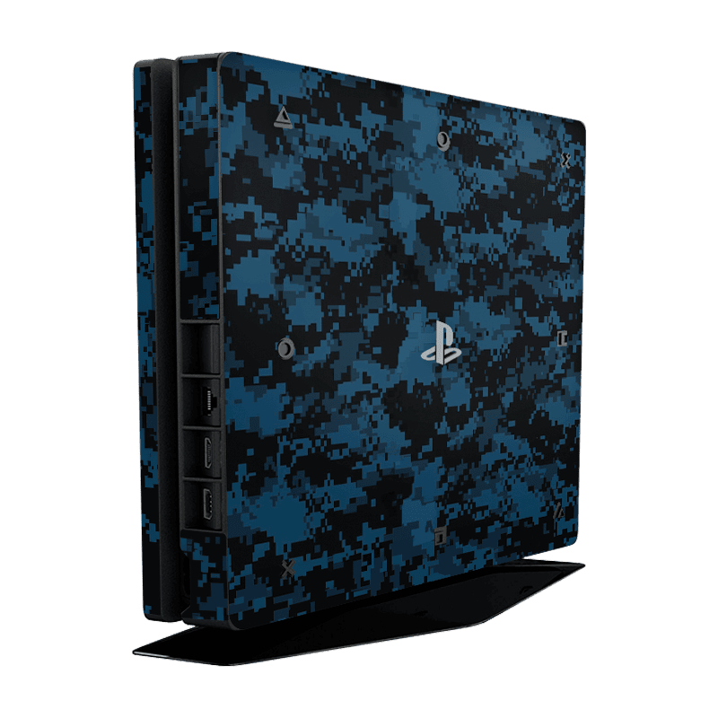 Azul Camuflado PS4 Slim Bundle Skin