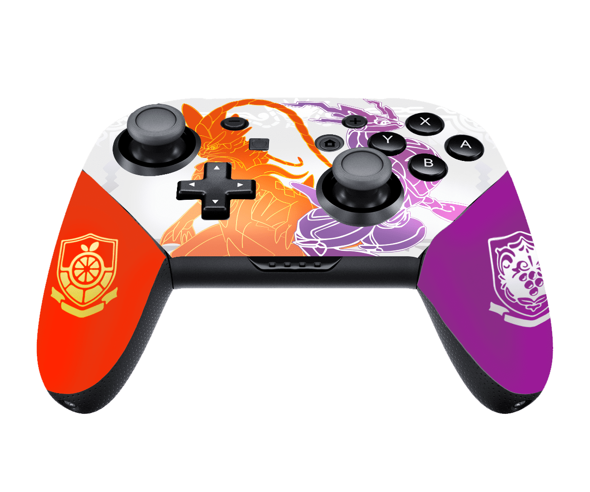 Pokemon Scarlet & Violet Nintendo Switch Pro Control Skin