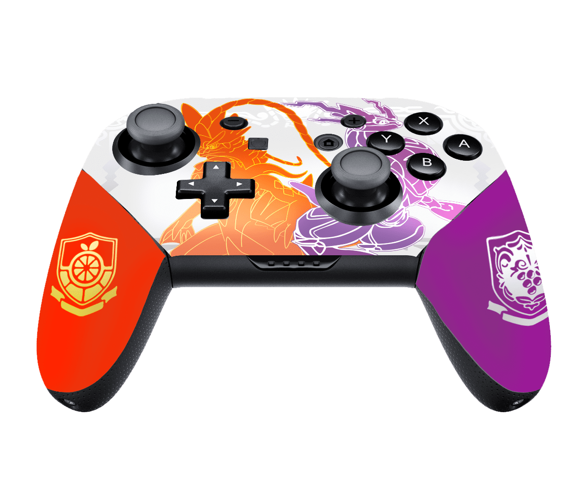 Pokemon Scarlet &amp; Violet Skin Nintendo Switch Pro Controller
