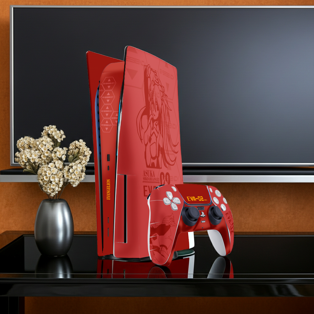 Evangelion Eva-02 Skin Playstation 5 Fat