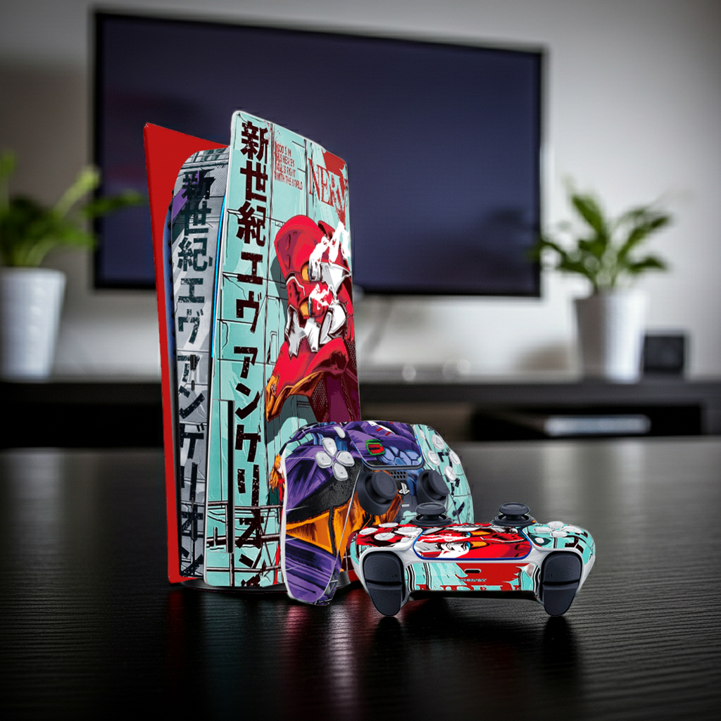 Evangelion Skin Playstation 5 Fat