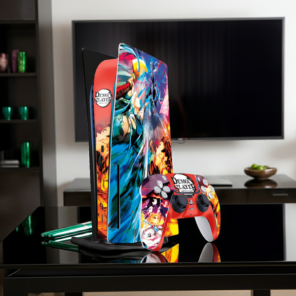 Demon Slayer Skin Playstation 5 Fat