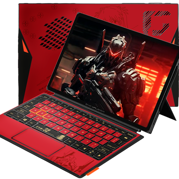 Evangelion Eva 02 PS1 OneXPlayer X1 Skin Xonebrand