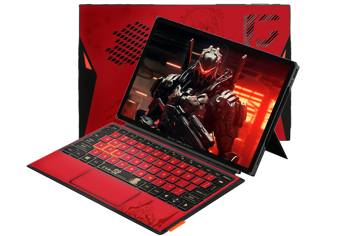 Evangelion Eva 02 PS1 OneXPlayer X1 Skin Xonebrand