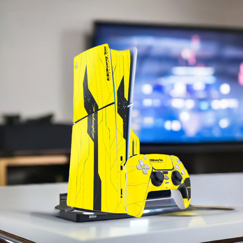 Cyberpunk PS5 Slim Bundle Skin