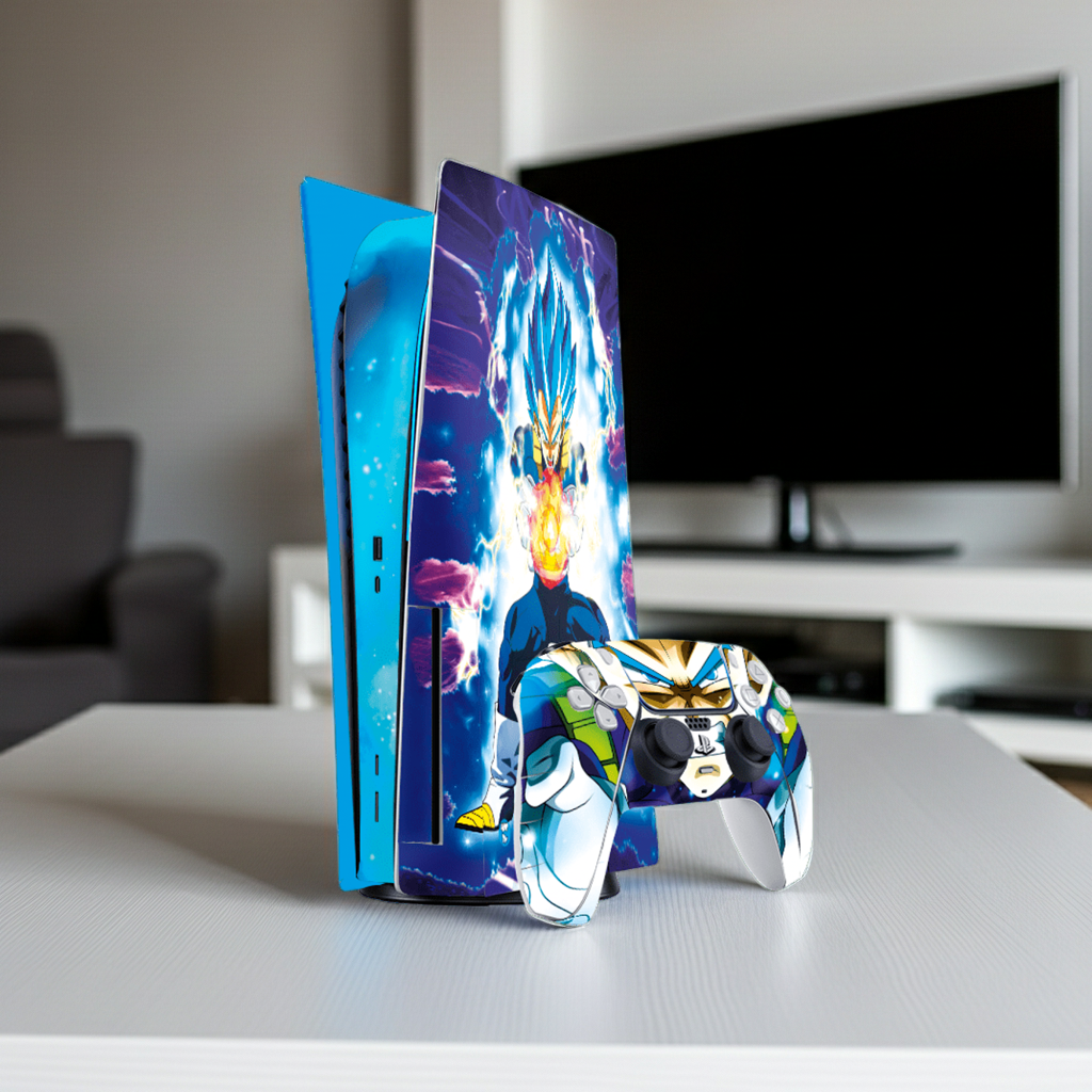 Dragon Ball Vegeta Skin Playstation 5 Fat