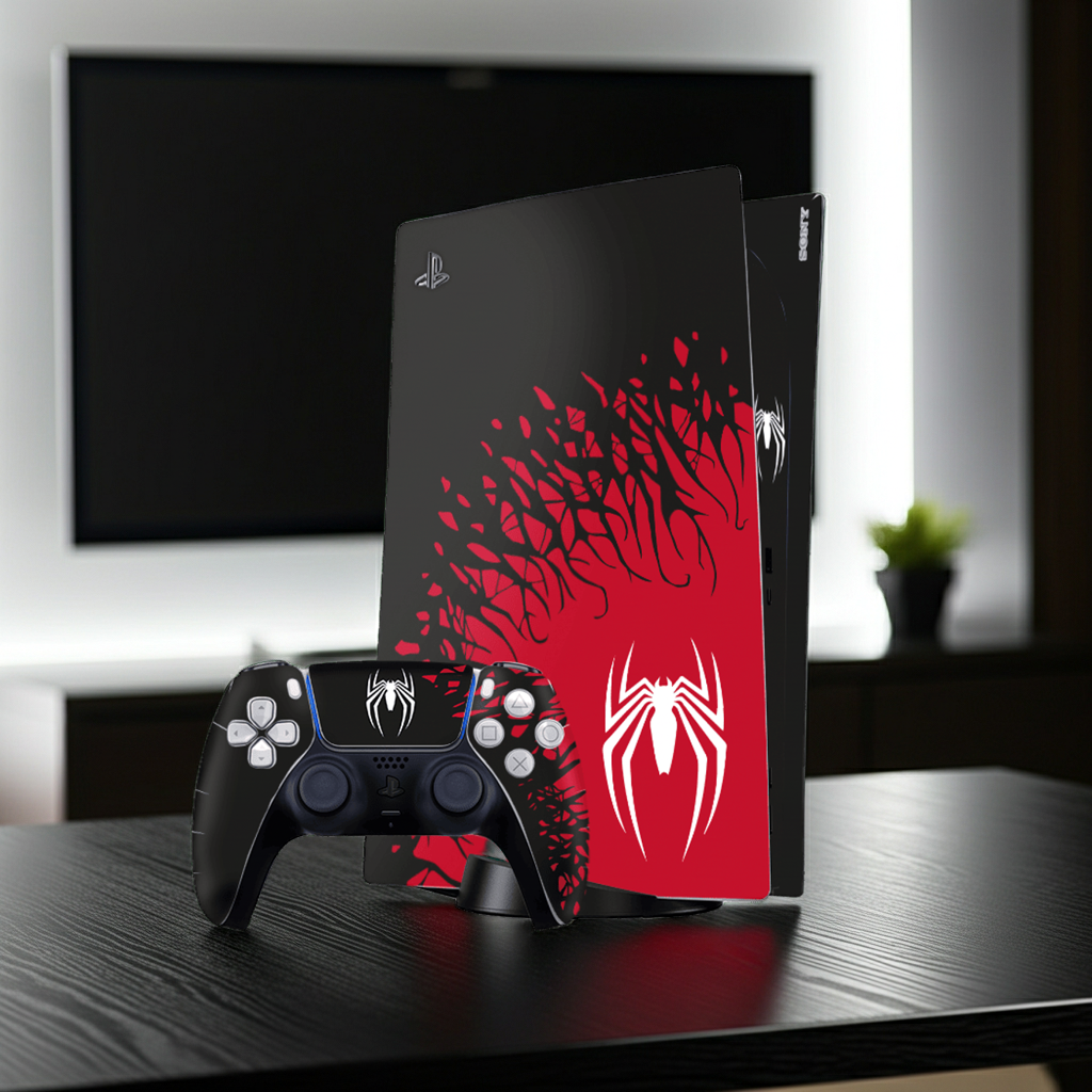 Edición Spiderman 2 Skin Playstation 5 Fat